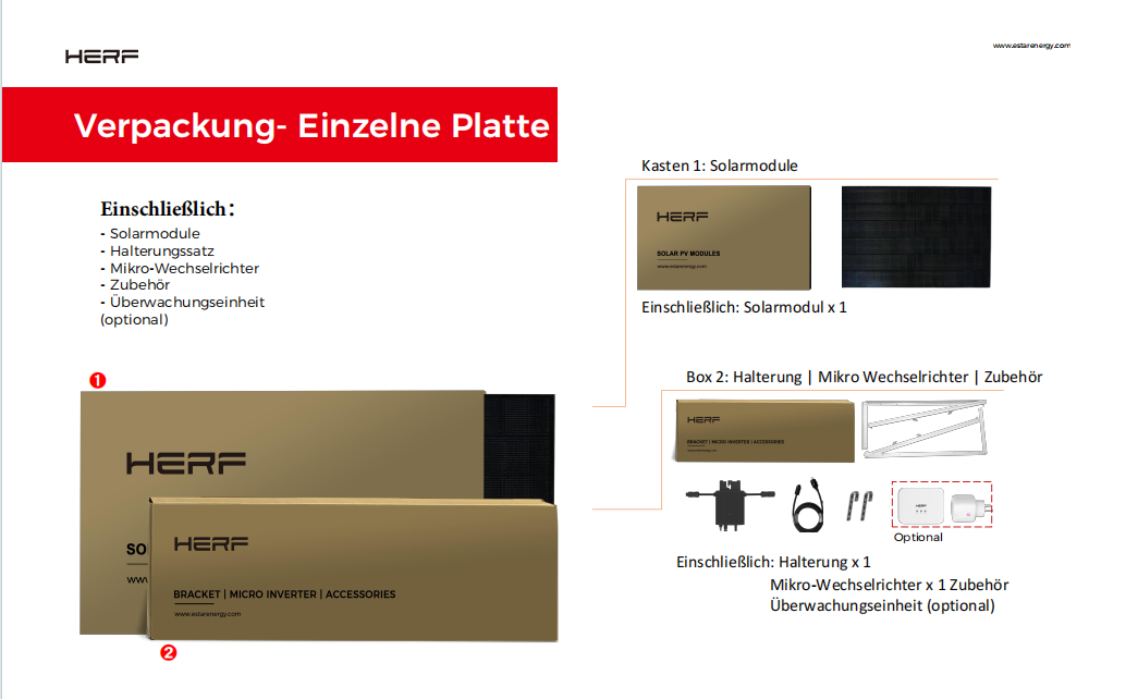 HERF300-P305N Verpackung